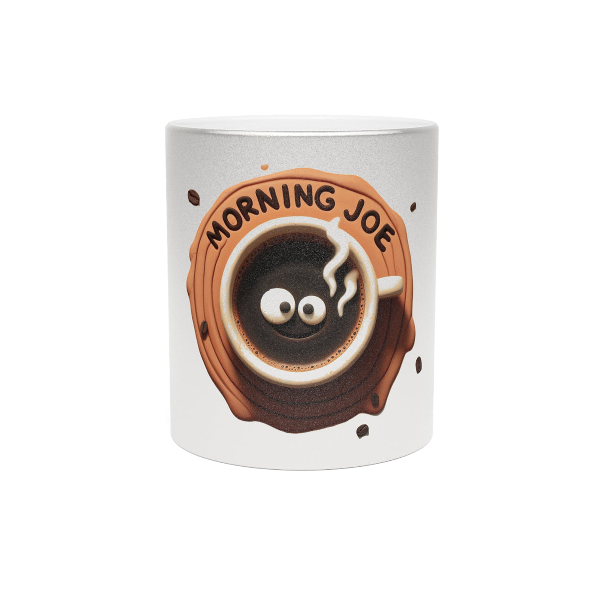 Elevate Your Experience with Our Elegant Metallic Coffee Mug