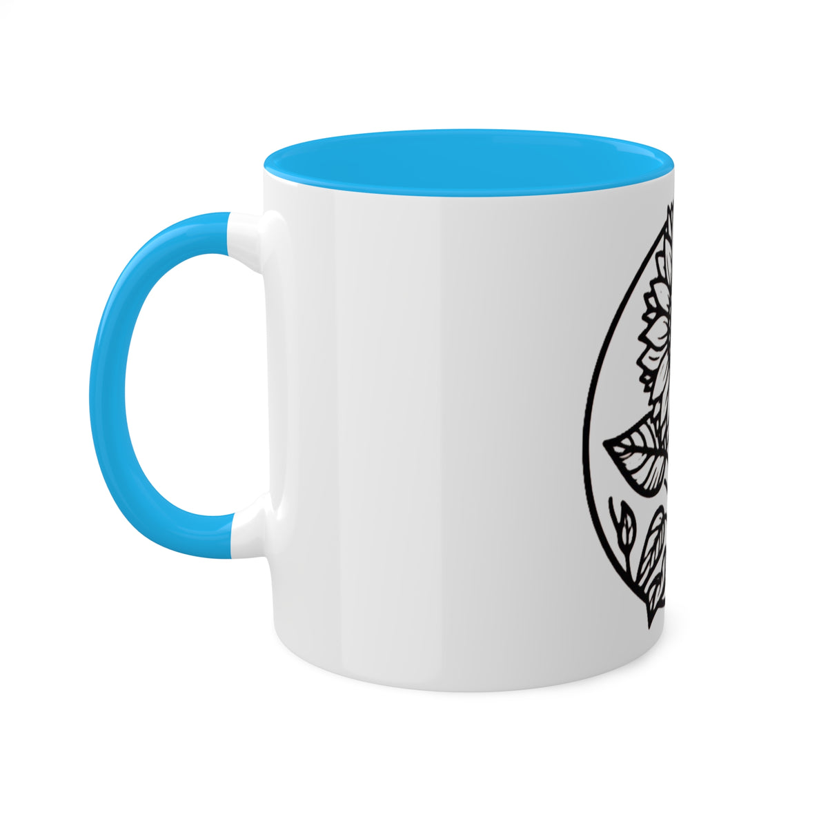 Brighten Your Mornings with Our White Sunflower Coffee Mug