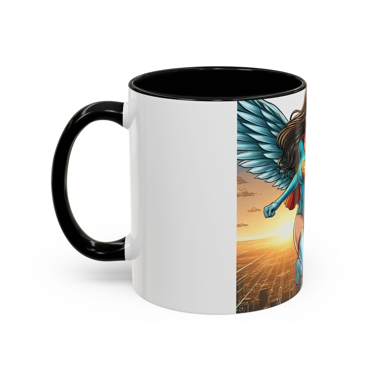 Empower Your Morning with the Aquila Diamond Superhero Mug