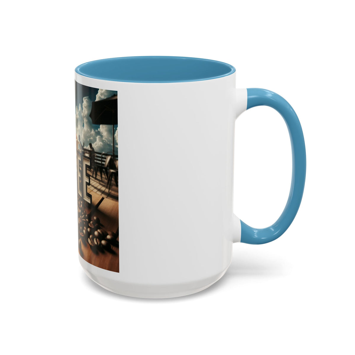 Coffee Beans Accent Coffee Mug (11, 15oz) - OLM Store