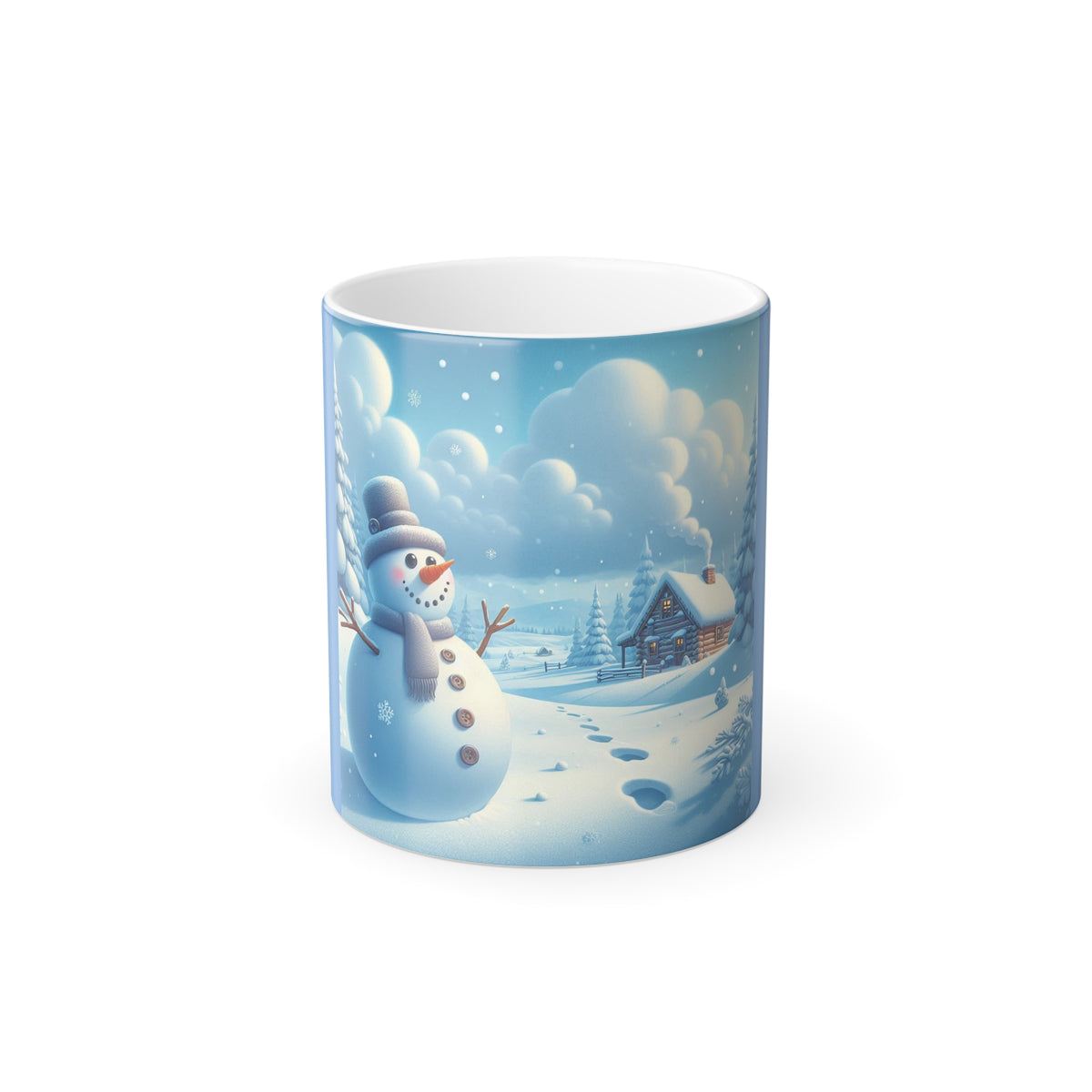 Snowman Color Morphing Mug: Experience the Joy of Magical Sipping