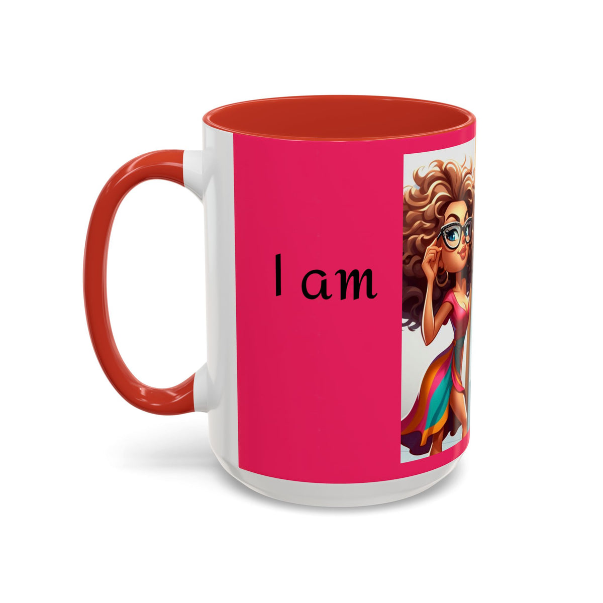 "I Am Beautiful" Accent Coffee Mug (11, 15oz) - OLM Store