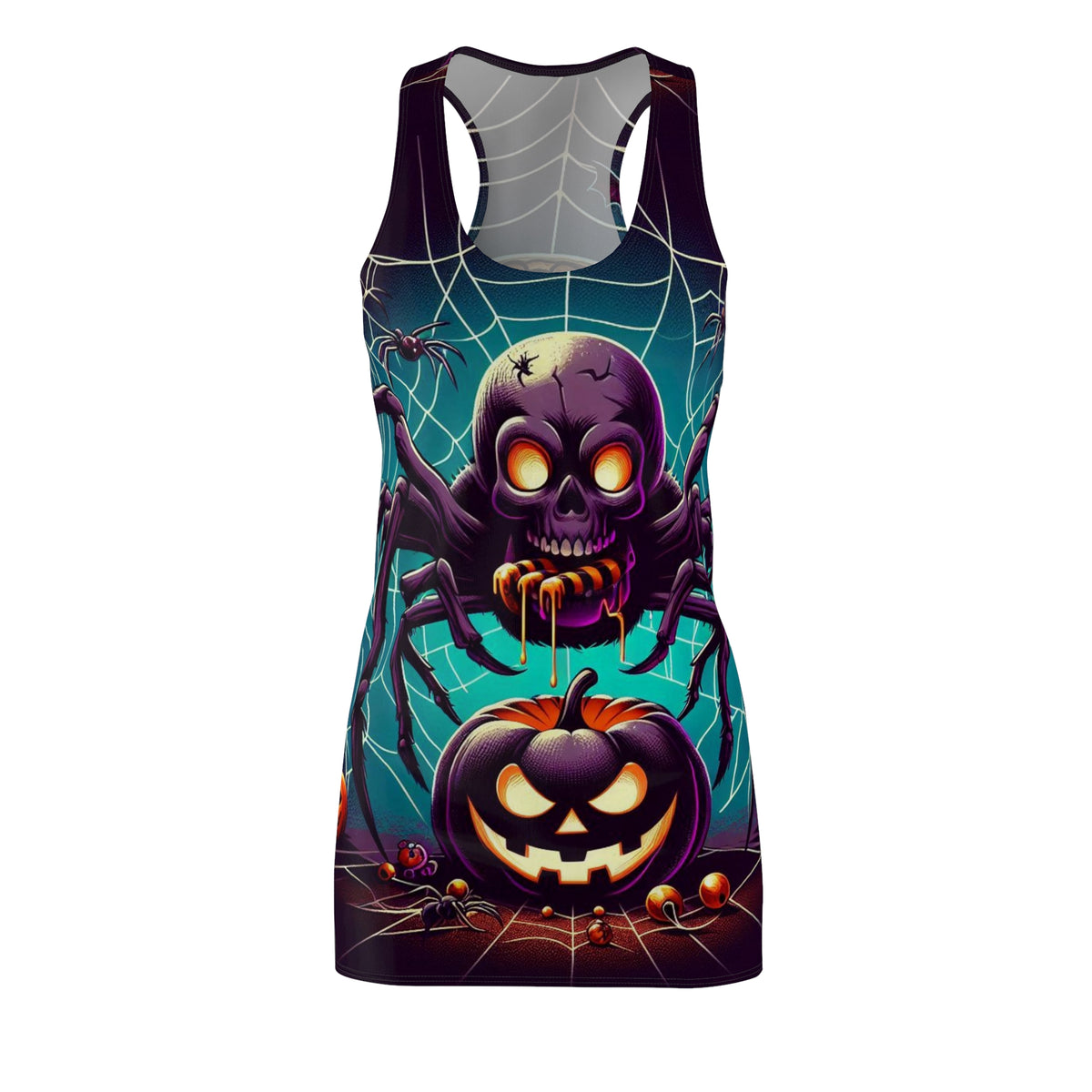 Halloween Racerback Dress for Women – Embrace Your Spooky Style This Season