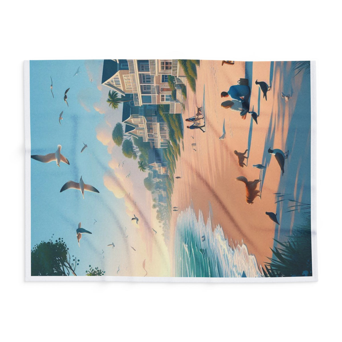 Beachfront Fleece Blanket - OLM Store