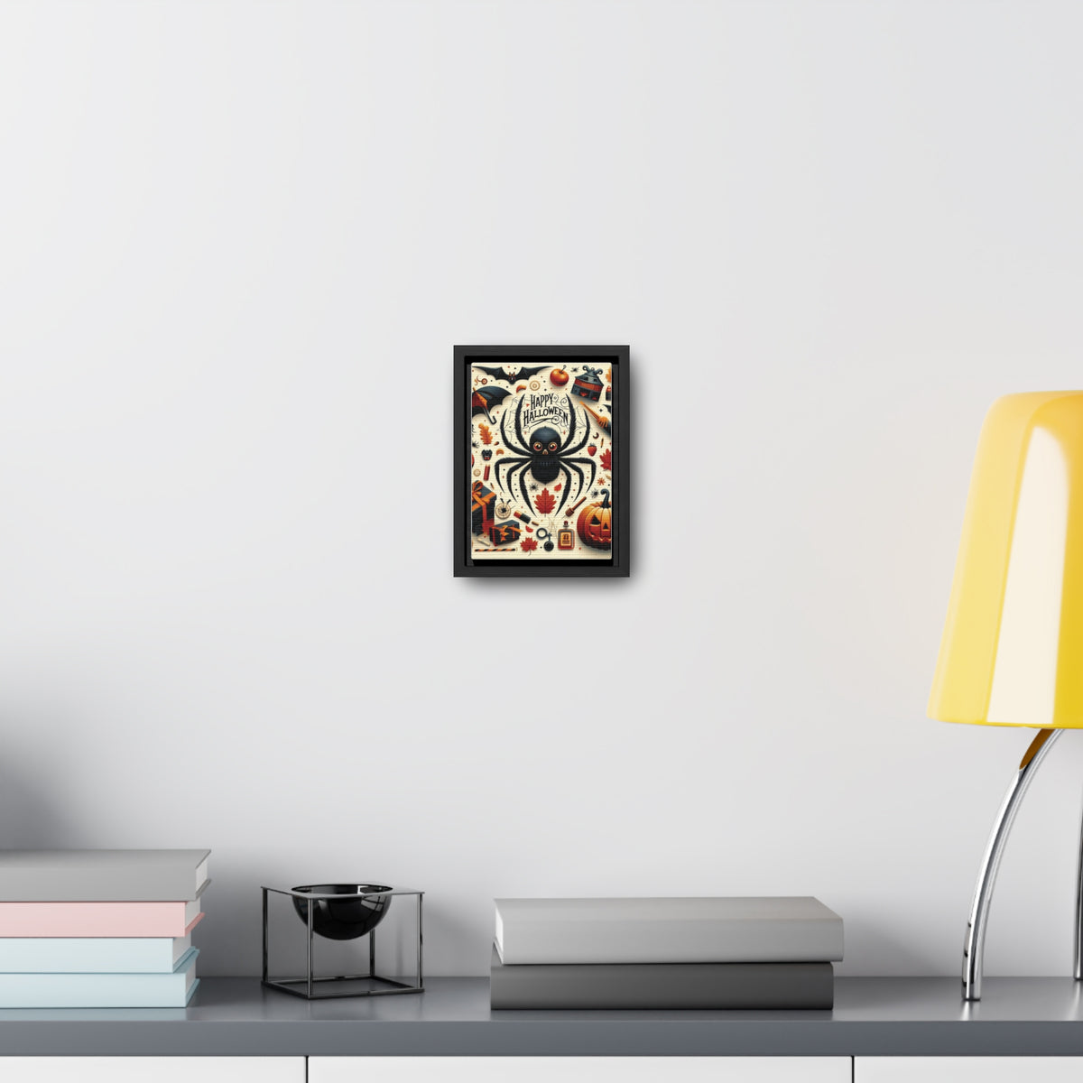 Halloween Canvas Wall Art - Vertical Gallery Wrap for Spooky Decor