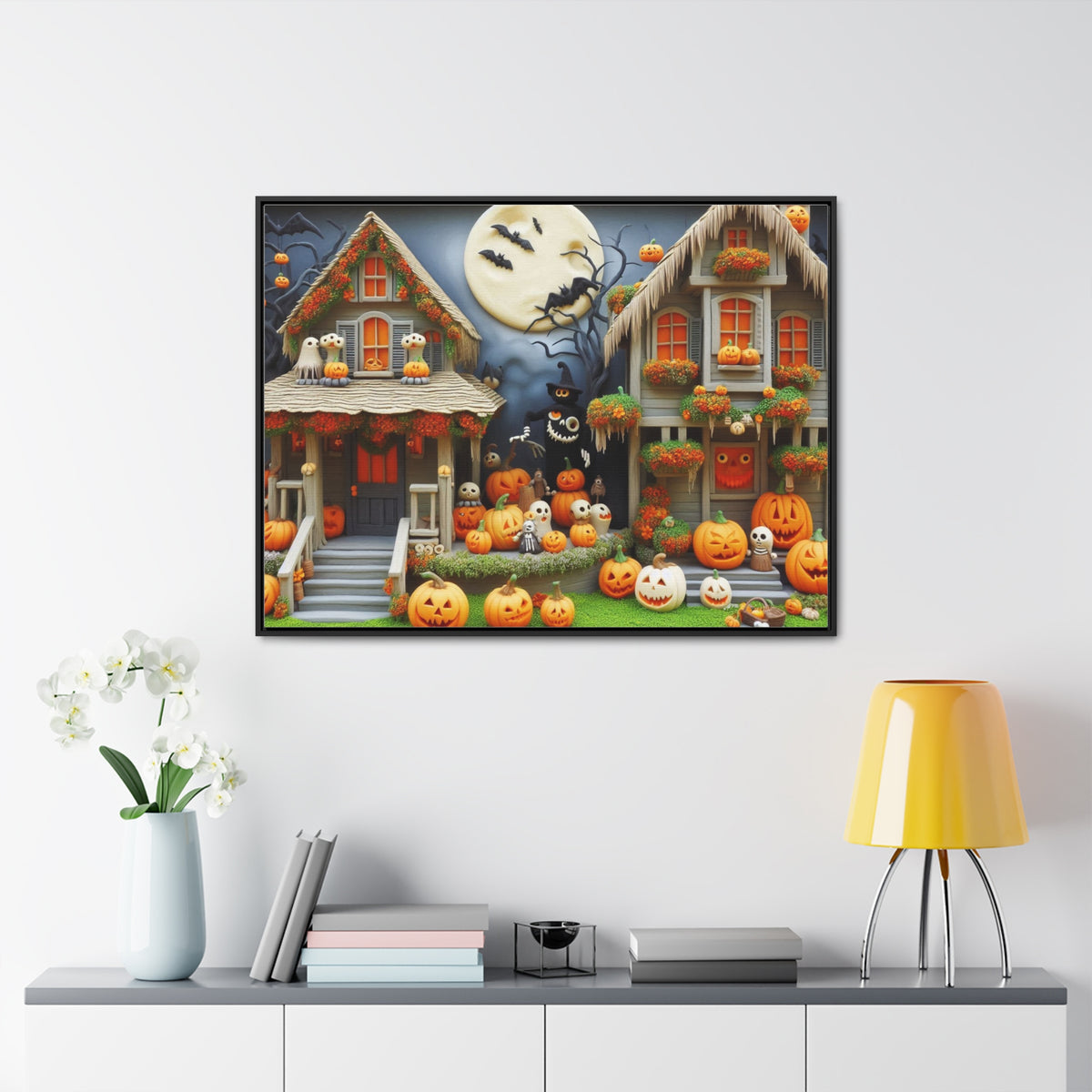Enchanting Canvas Art for Halloween - Horizontal Gallery Wraps