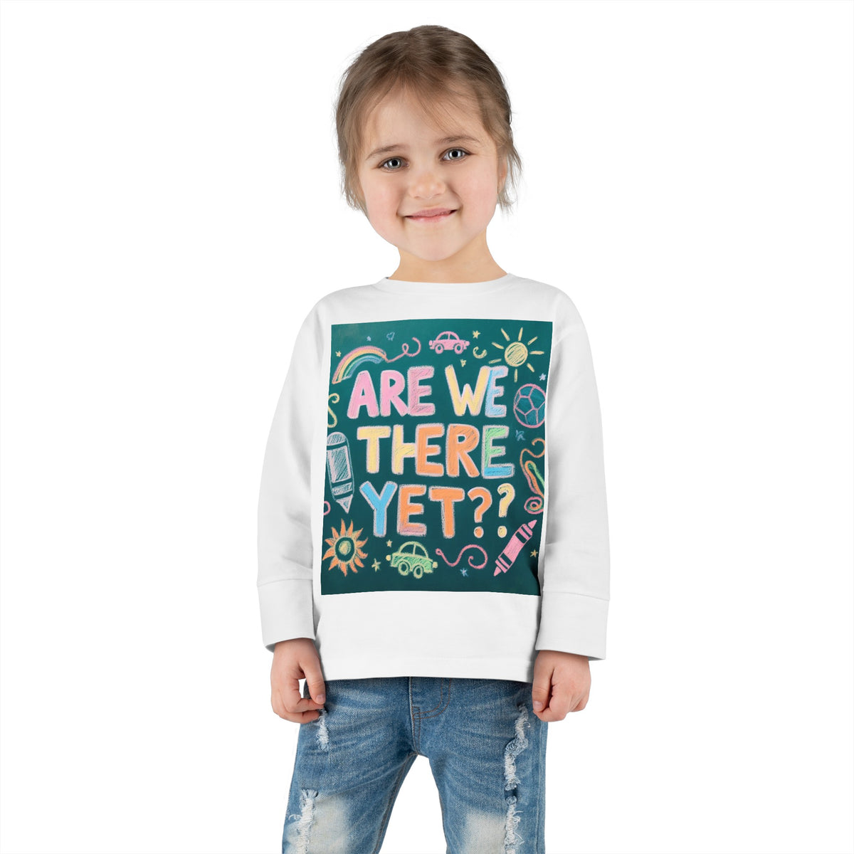 “Are We There Yet?” Toddler Long Sleeve Tee - OLM Store