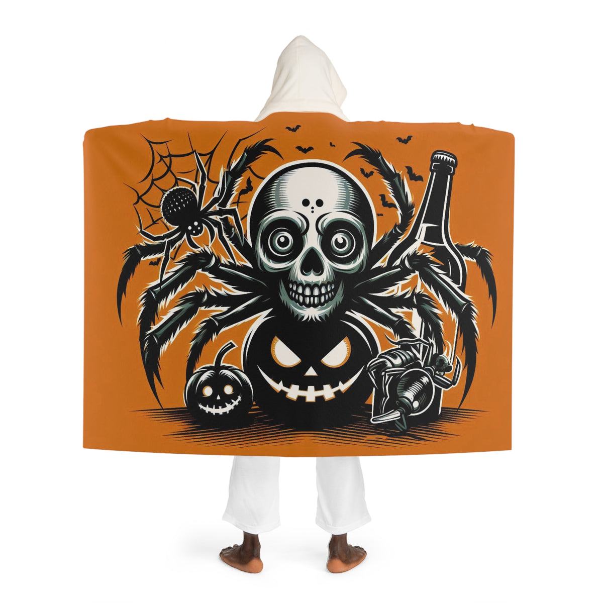 Experience Cozy Comfort with Our Hooded Sherpa Fleece Blanket