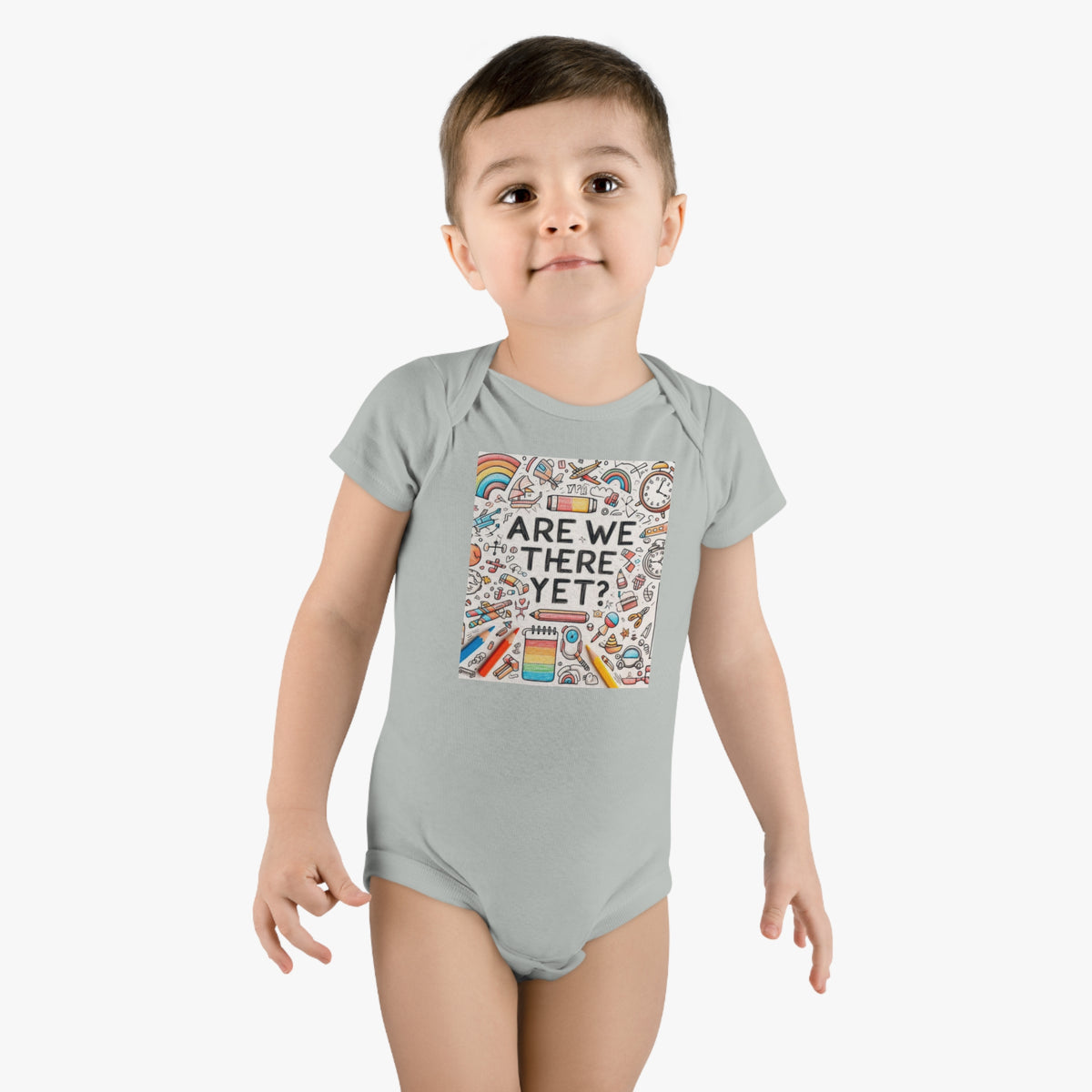 “Are We There Yet?” Baby Short Sleeve Onesie® - OLM Store