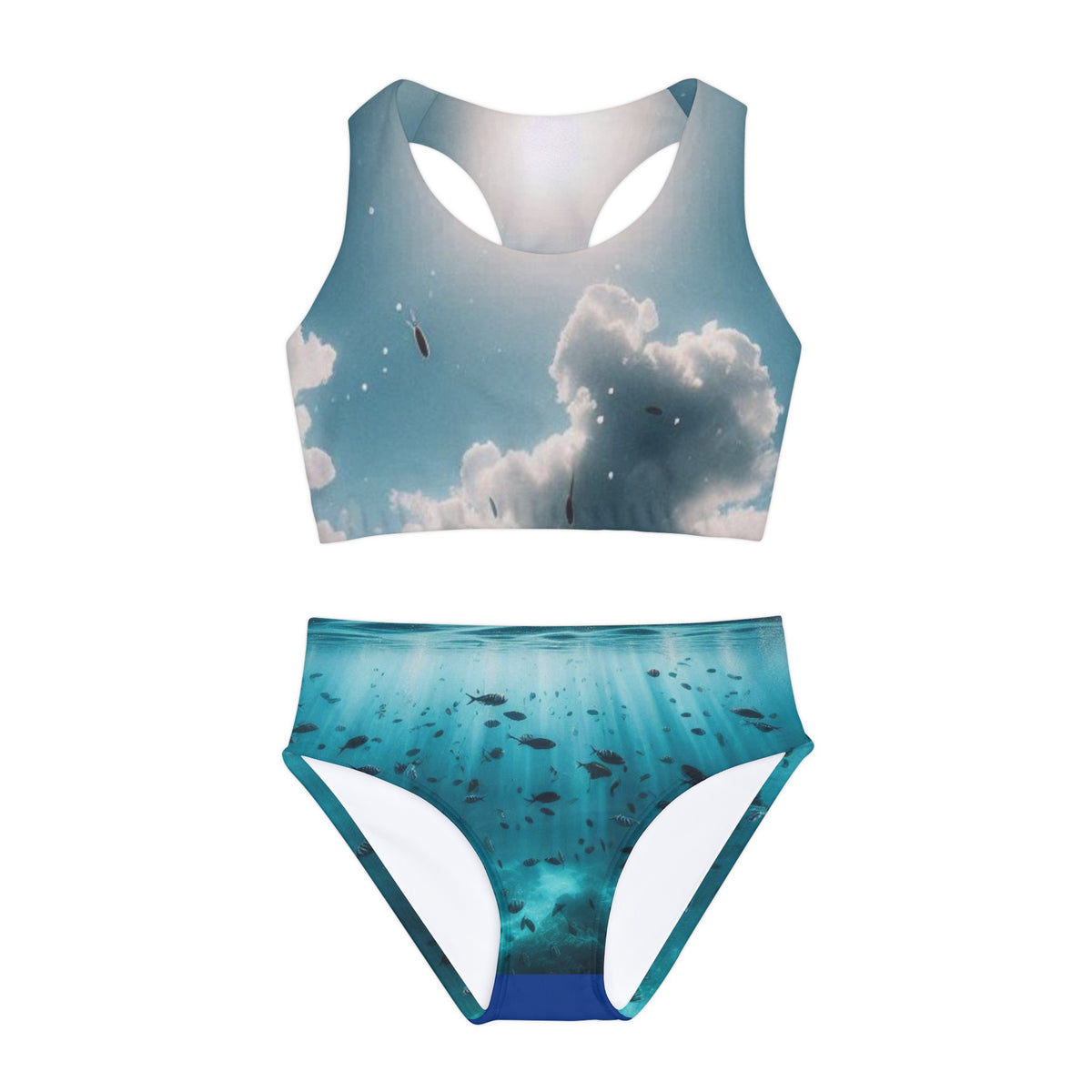 "Beach Day" Girls Two Piece Swimsuit (AOP) - OLM Store