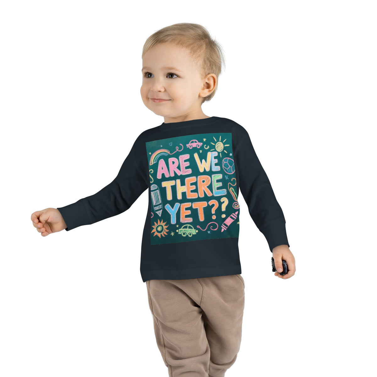 “Are We There Yet?” Toddler Long Sleeve Tee - OLM Store