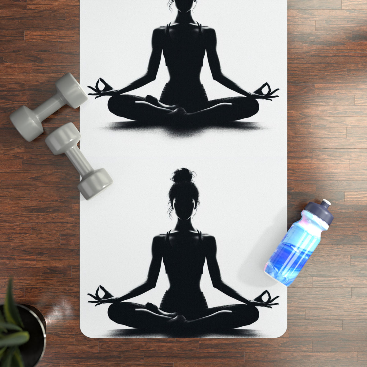 "Namaste Thrice" Rubber Yoga Mat - OLM Store
