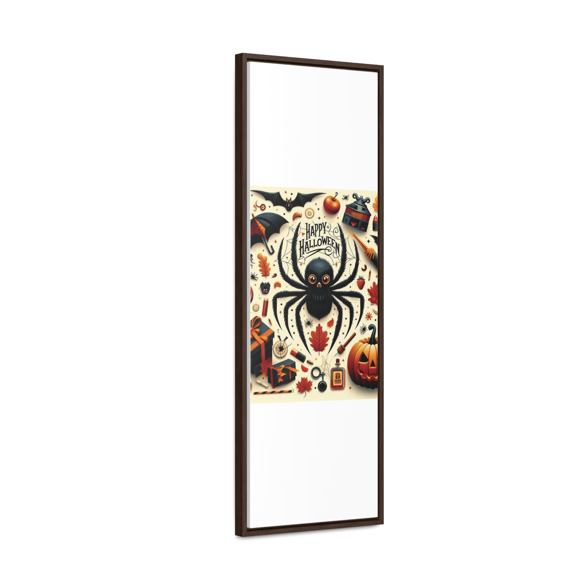 Halloween Canvas Wall Art - Vertical Gallery Wrap for Spooky Decor