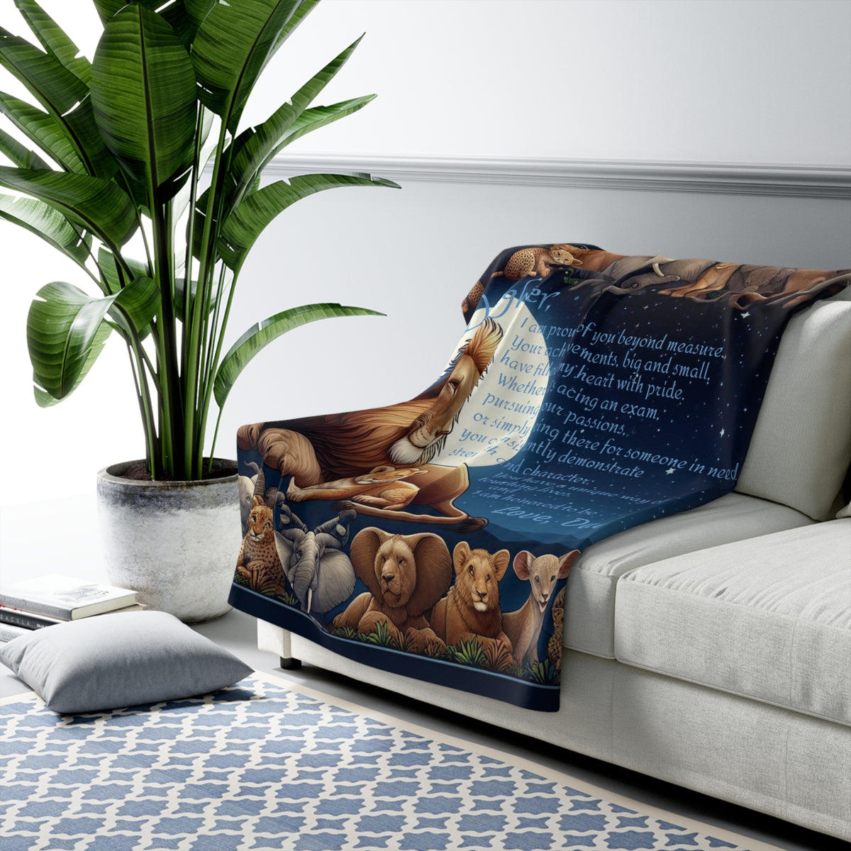 "Beyond Measure" Sherpa Fleece Blanket - OLM Store