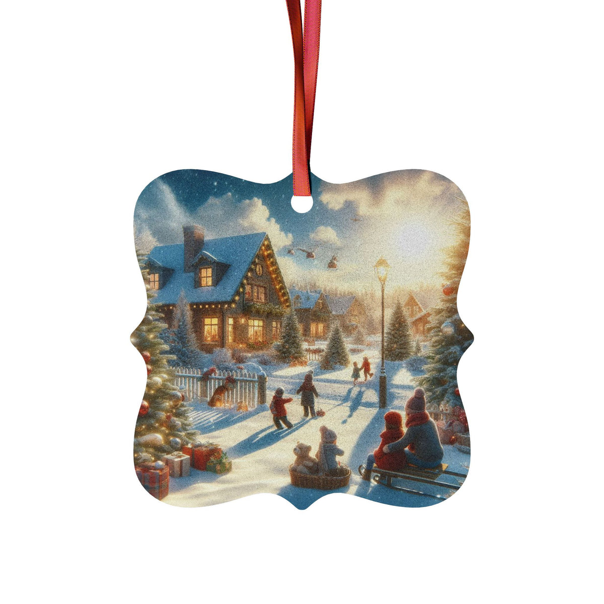 Elegant Aluminum Ornaments for a Festive Touch