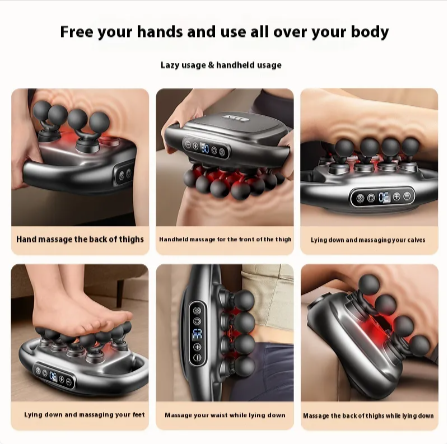 Revitalize Your Body with the Deep Tissue Muscle Massage Gun - 16 Heads, 30 Speeds & 48kg Strength