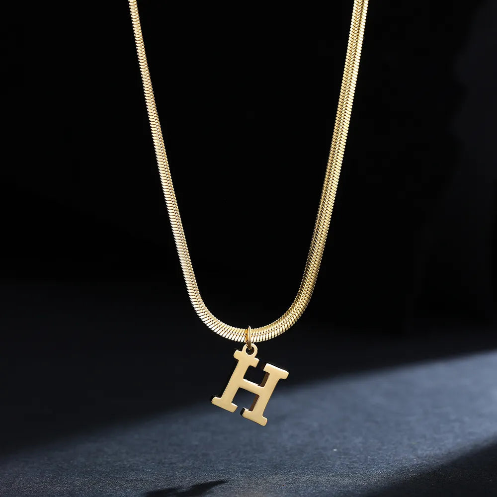 Elevate Your Style with Our Gold Plated Alphabet Pendant