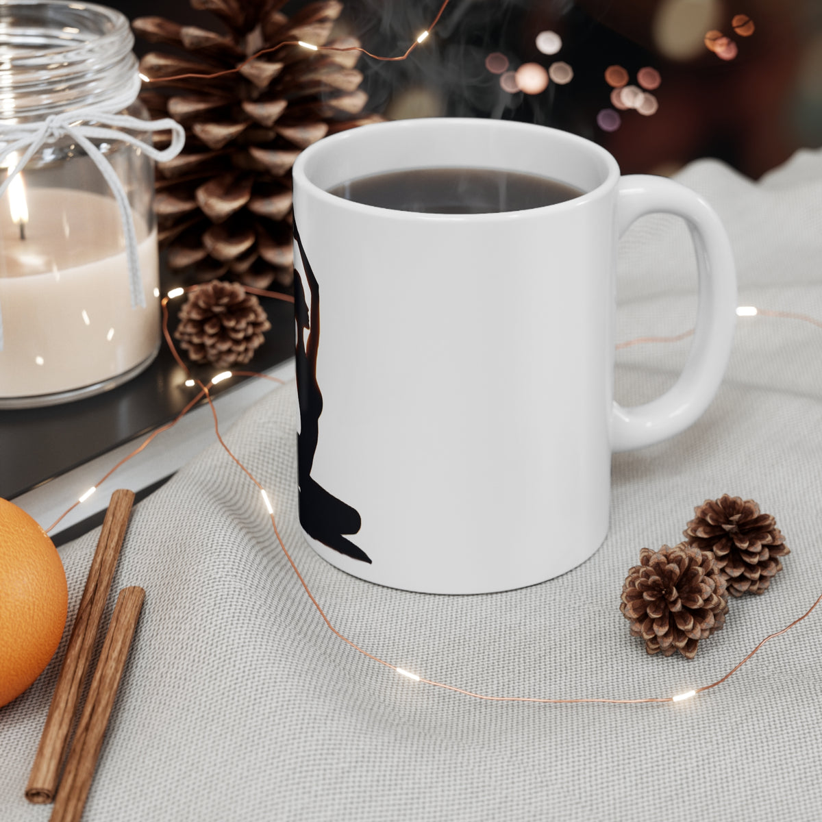 Yoga Pose Coffee Mug 11oz – Sip Your Way to Serenity