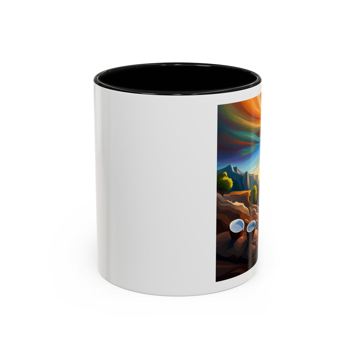 "Earth, Wind, and Fire" Accent Coffee Mug (11, 15oz) - OLM Store