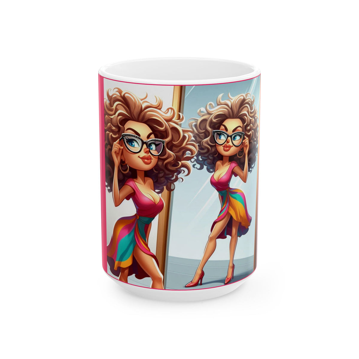 “I Am Beautiful” Ceramic Mug, (11oz, 15oz) - OLM Store