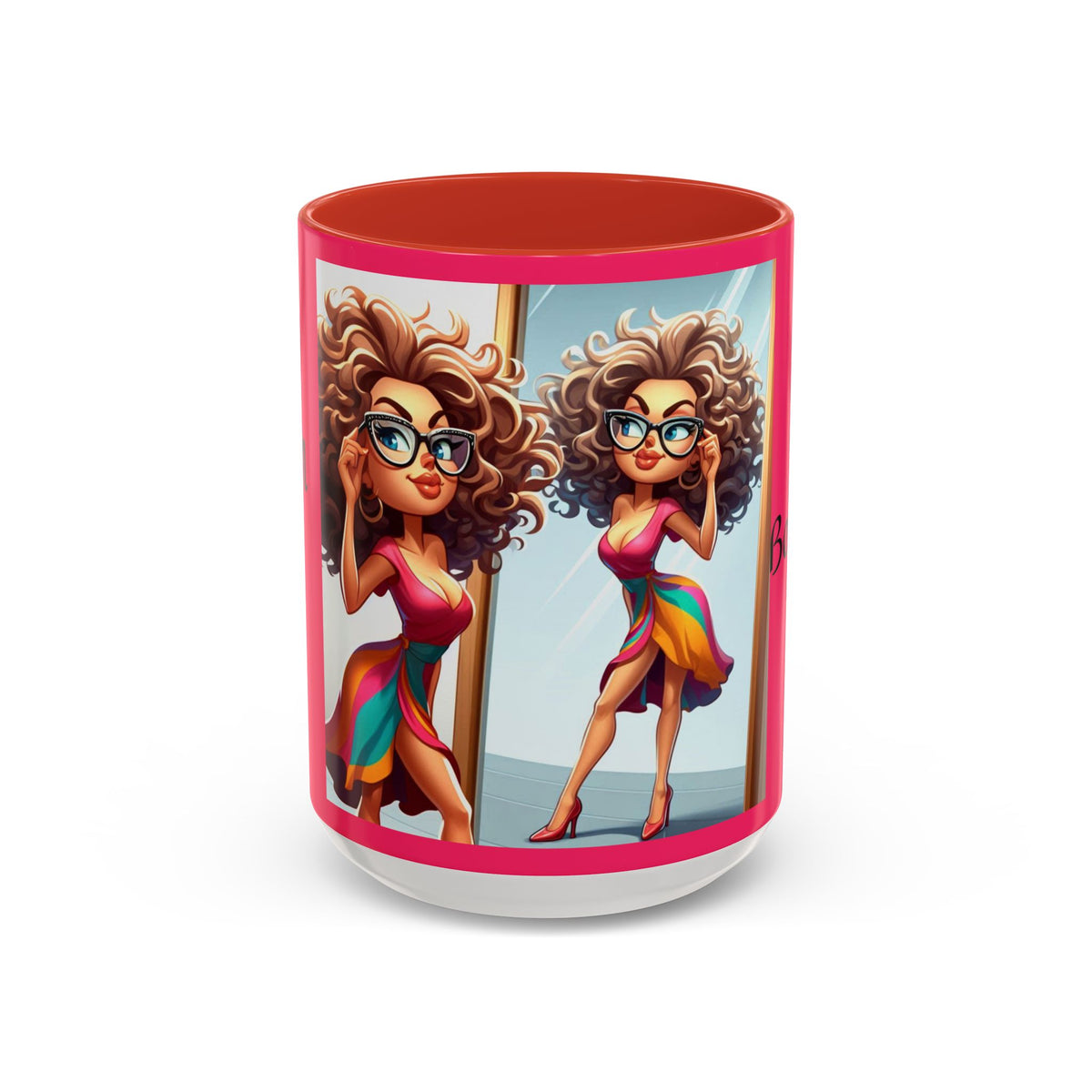 "I Am Beautiful" Accent Coffee Mug (11, 15oz) - OLM Store