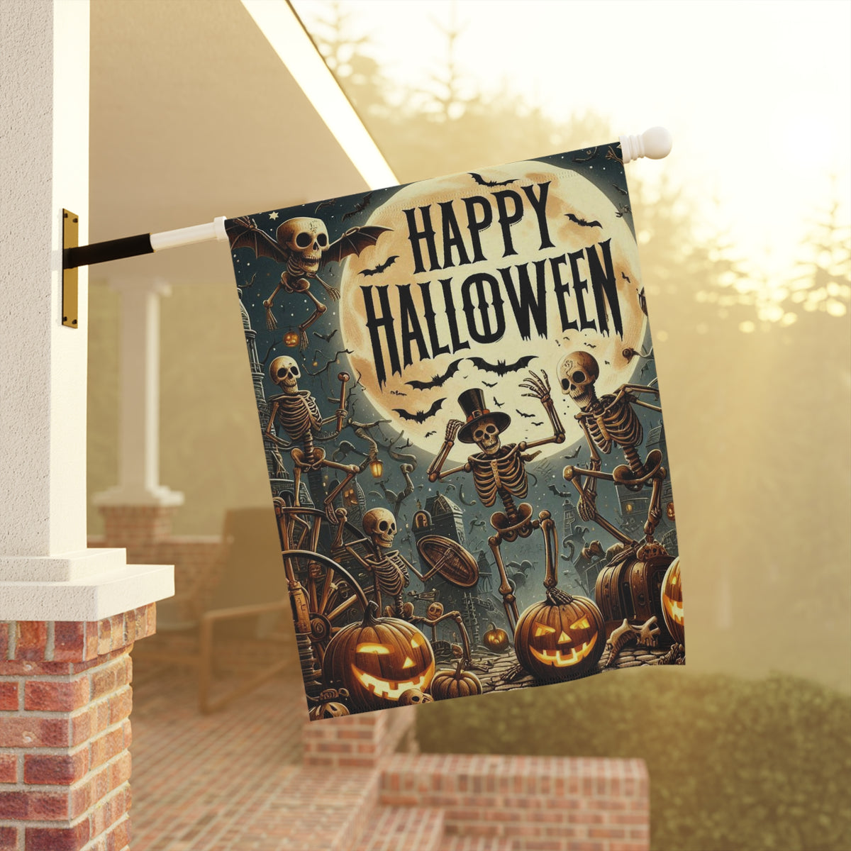 Elevate Your Space with Spooktacular Halloween Garden Banners