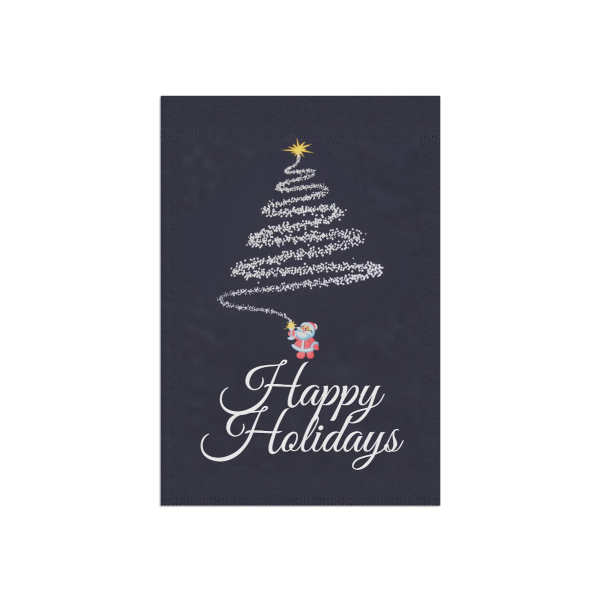 Celebrate the Season with Our Christmas Tree Pattern Garden Banner