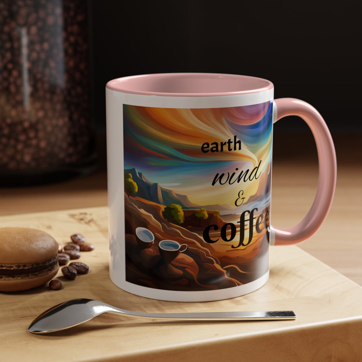"Earth, Wind, and Fire" Accent Coffee Mug (11, 15oz) - OLM Store