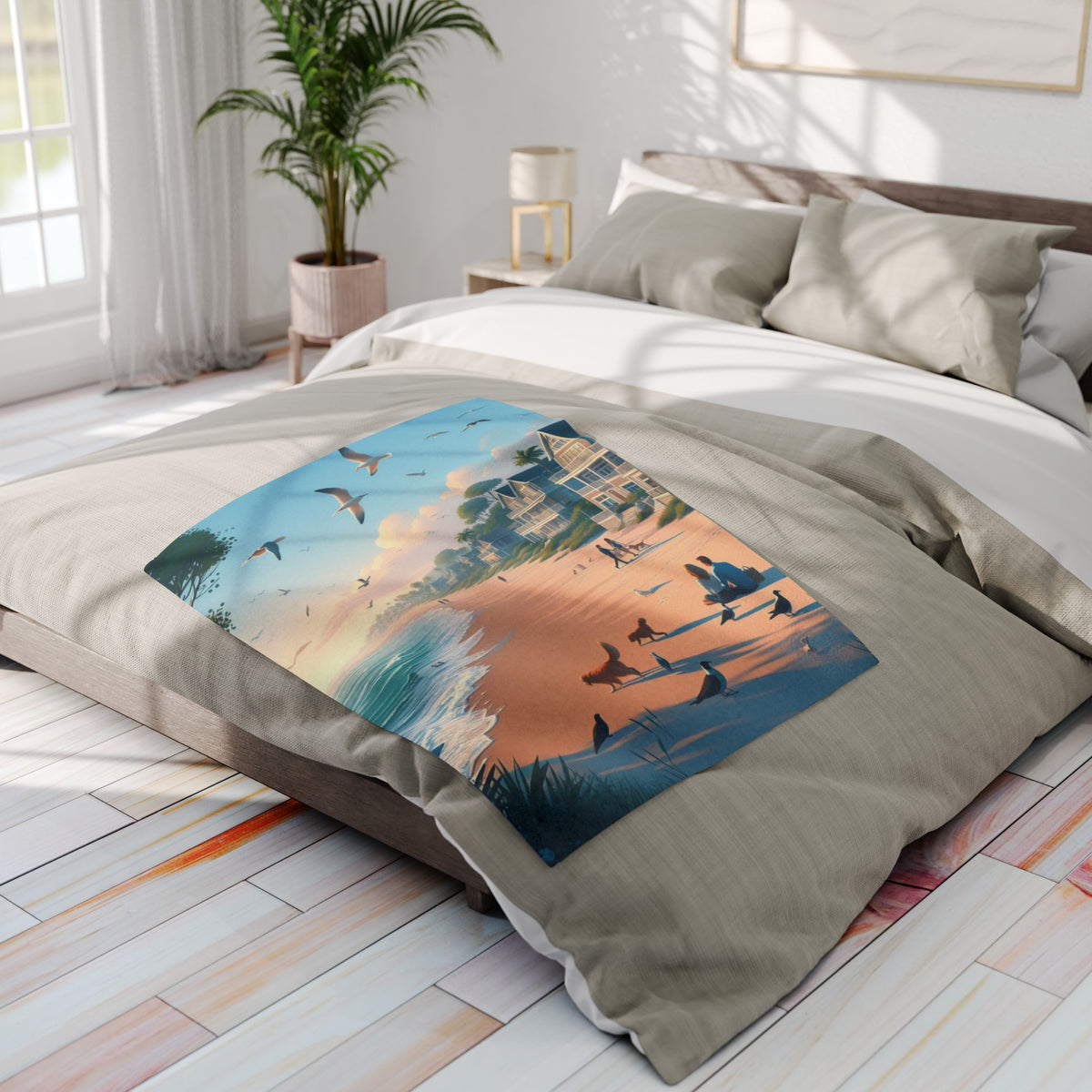 Beachfront Fleece Blanket - OLM Store