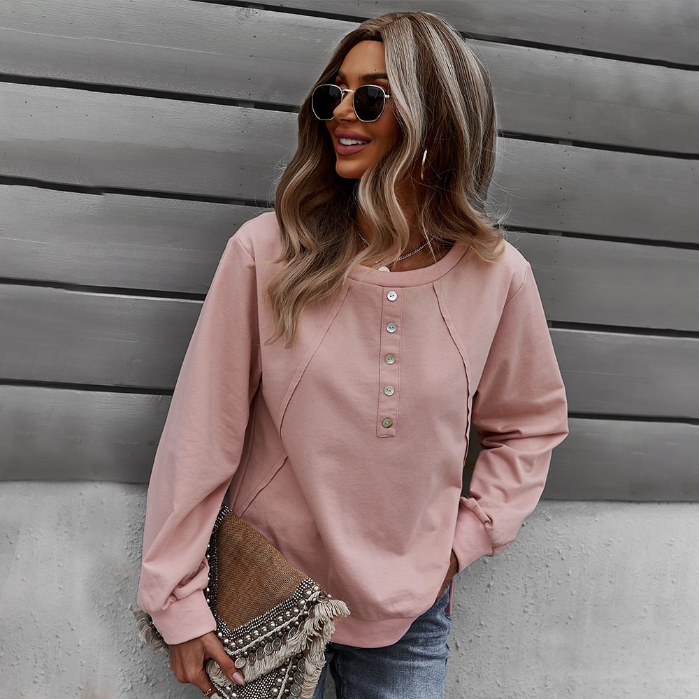 Women’s Slim-Fit Round-Neck Pullover Sweater