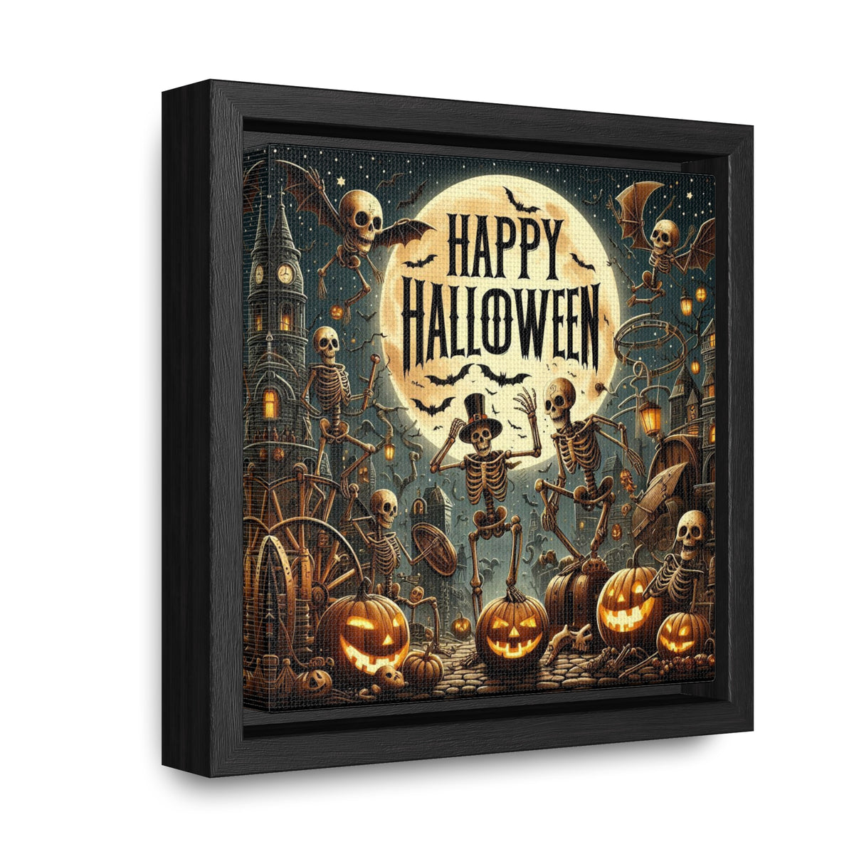 Elevate Your Décor with Square Framed Gallery Canvas Wraps