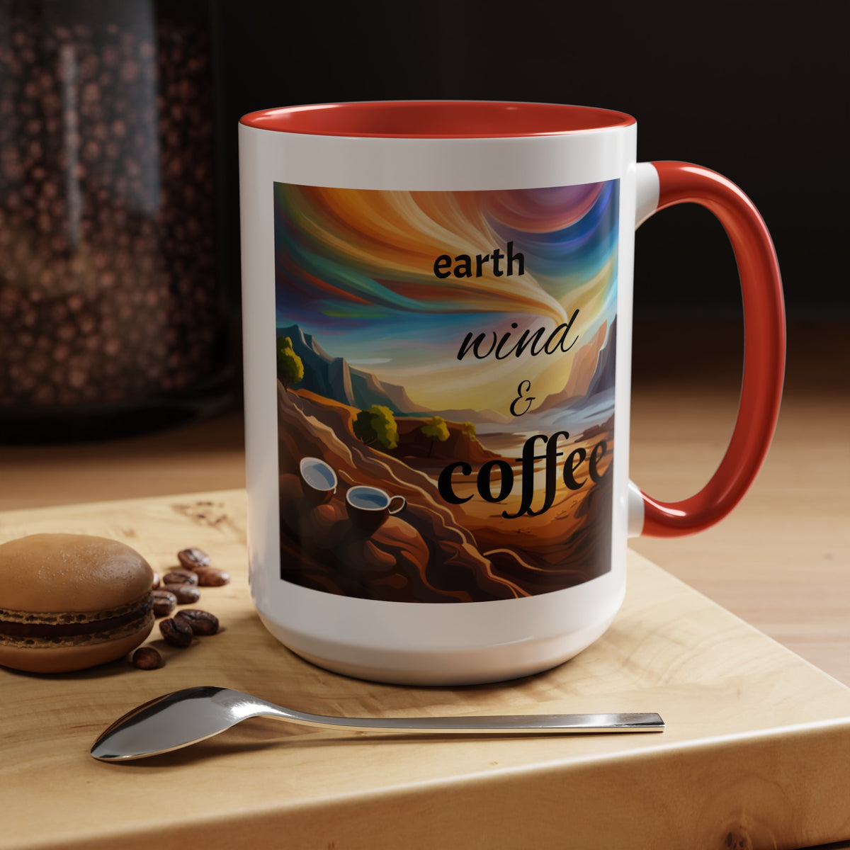 "Earth, Wind, and Fire" Accent Coffee Mug (11, 15oz) - OLM Store
