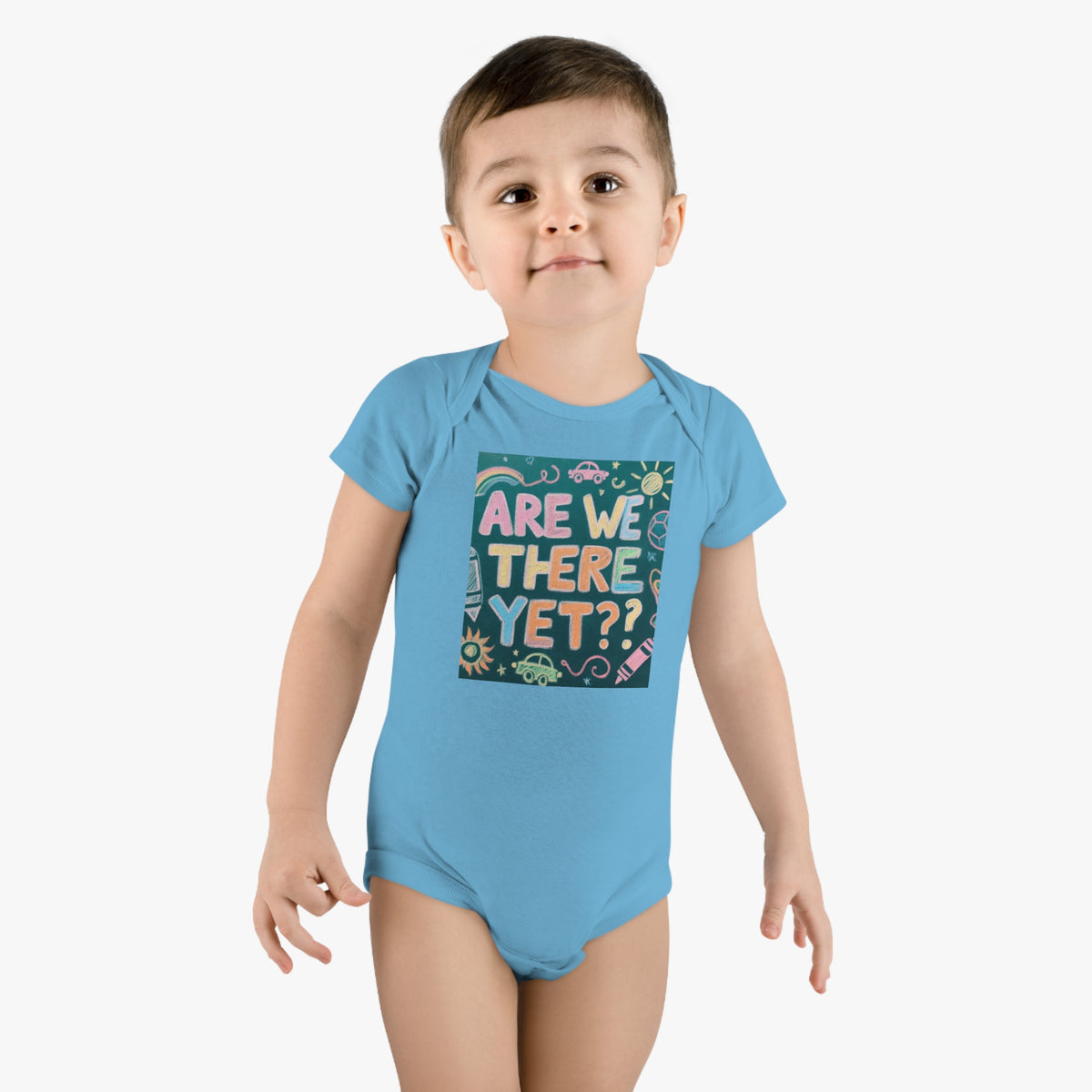 “Are We There Yet?” Baby Short Sleeve Onesie® - OLM Store