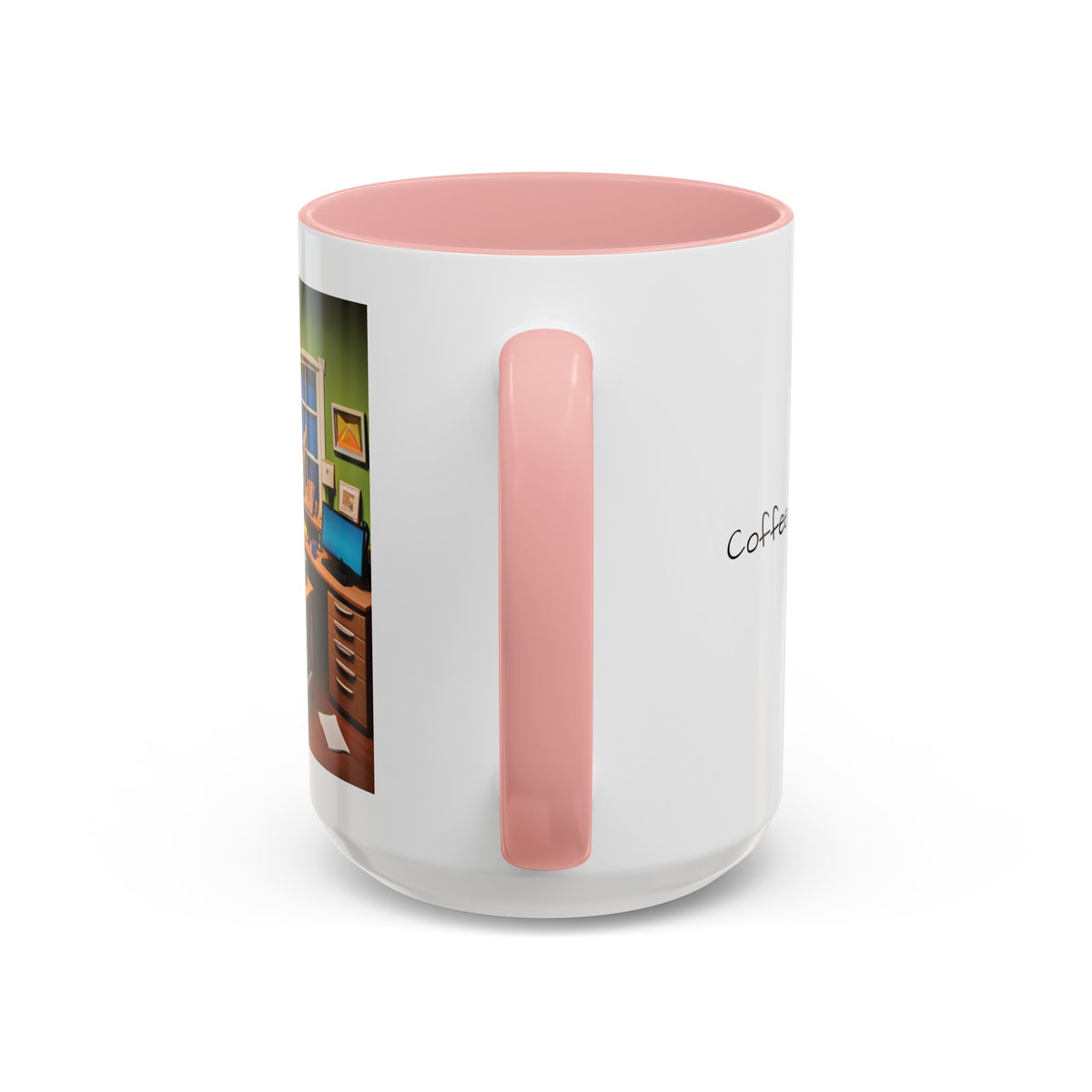 “Coffee: Because Adulting is Hard"  Accent Coffee Mug (11, 15oz) - OLM Store