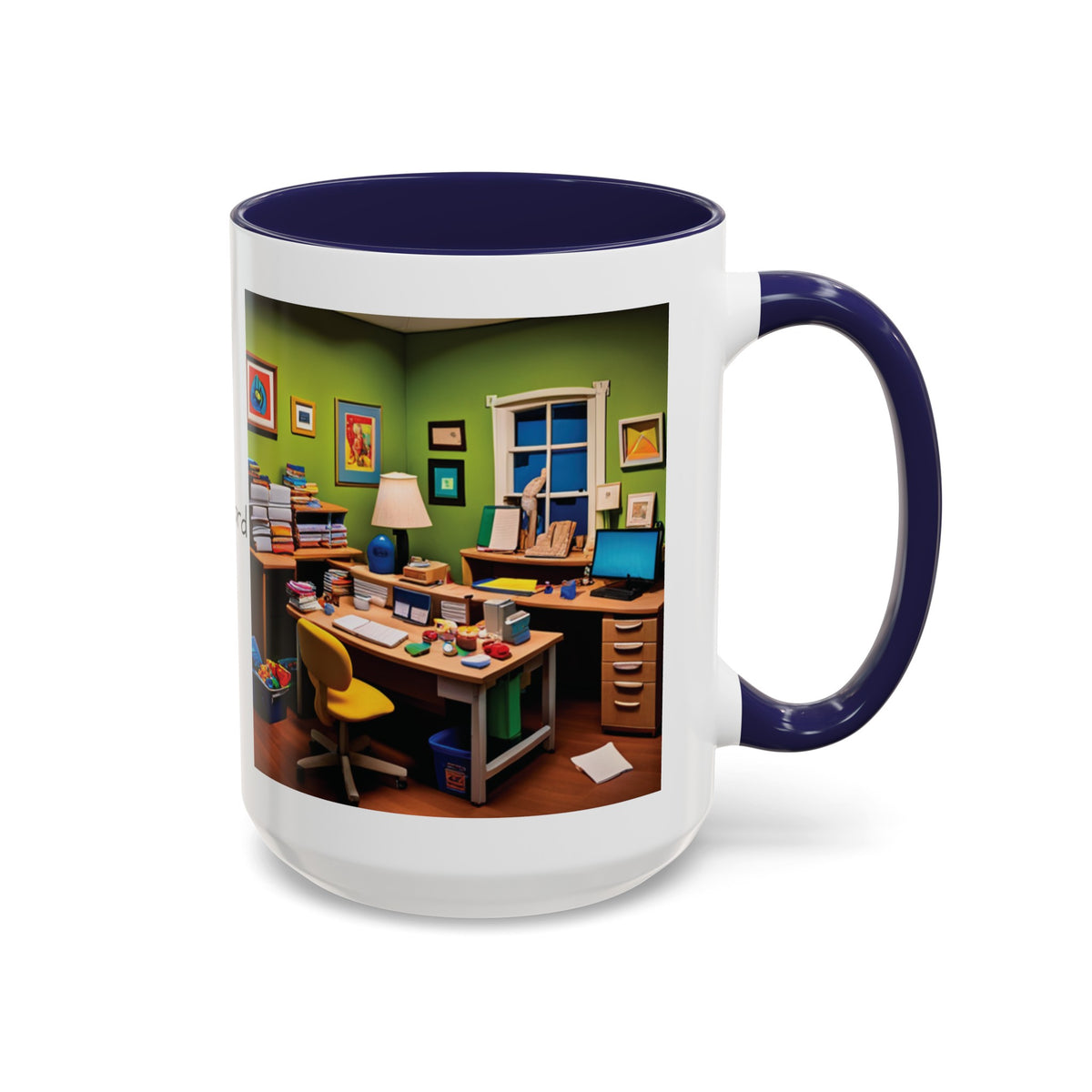 “Coffee: Because Adulting is Hard"  Accent Coffee Mug (11, 15oz) - OLM Store