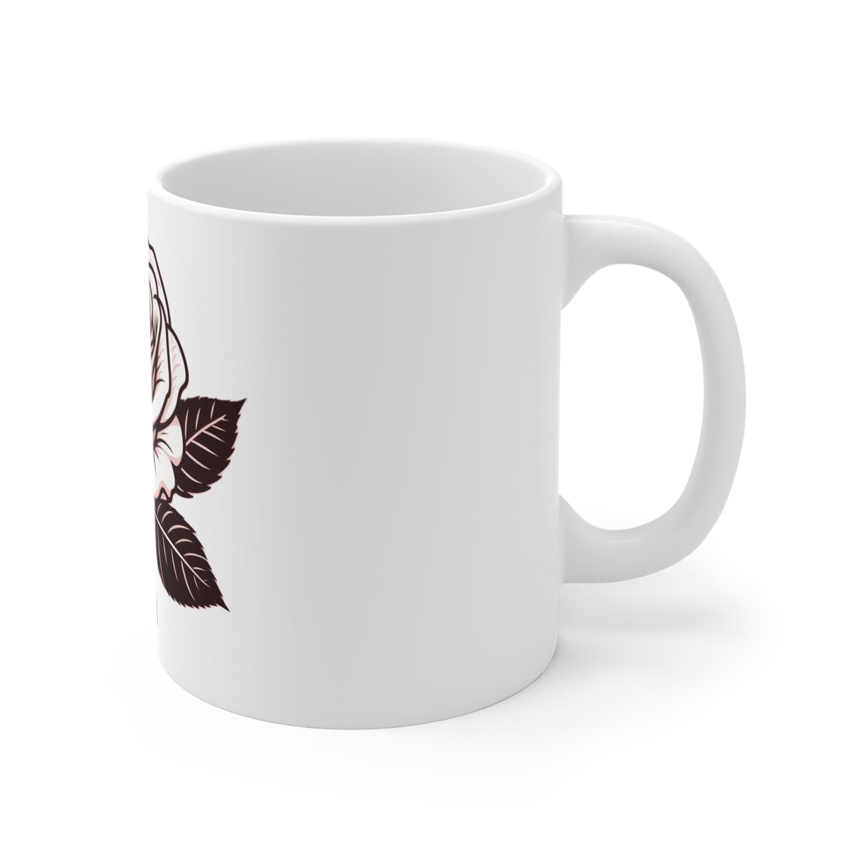 Discover Daily Joy with Our Elegant Pink Rose Mug