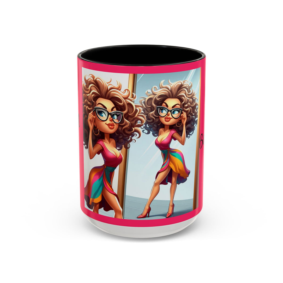 "I Am Beautiful" Accent Coffee Mug (11, 15oz) - OLM Store