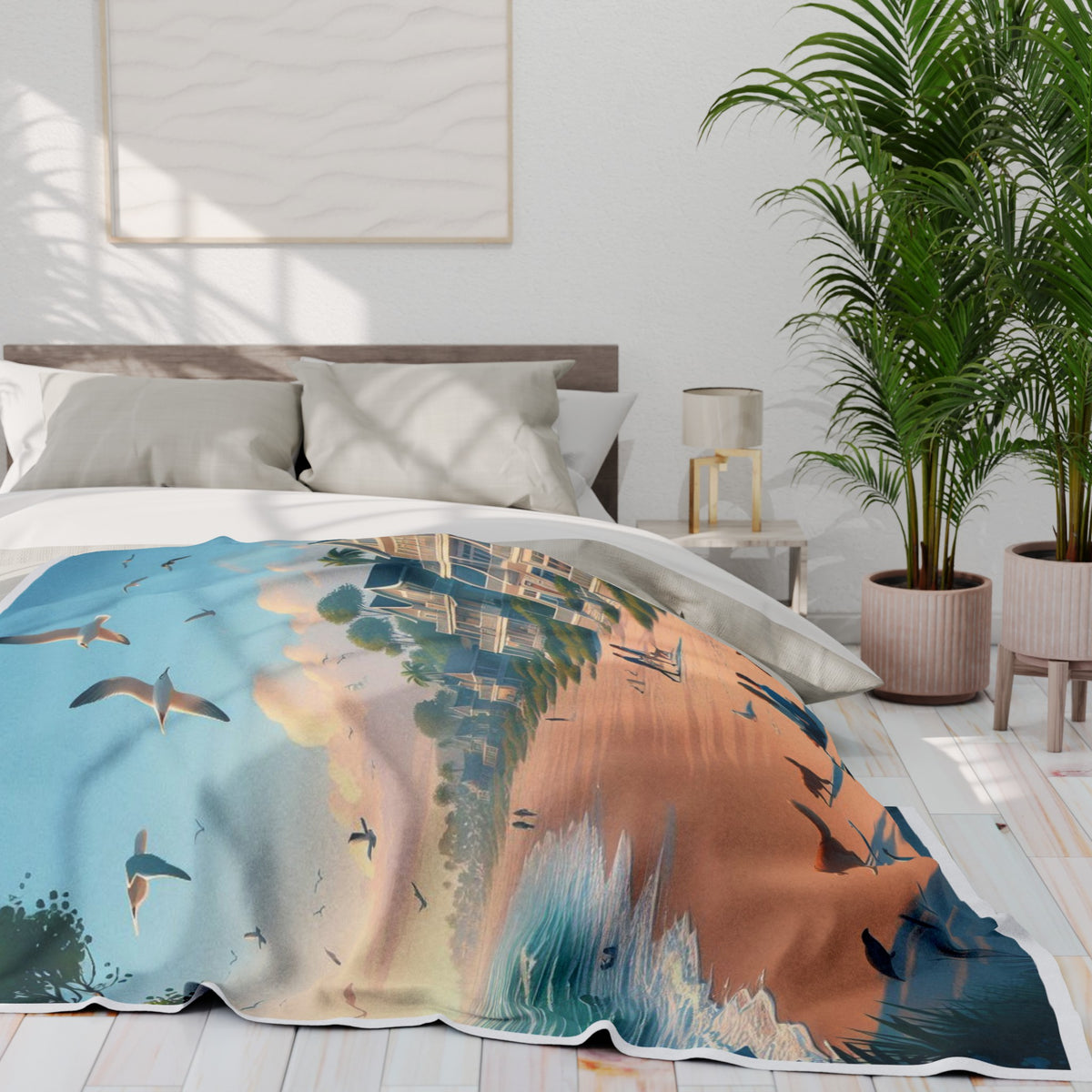 Beachfront Fleece Blanket - OLM Store