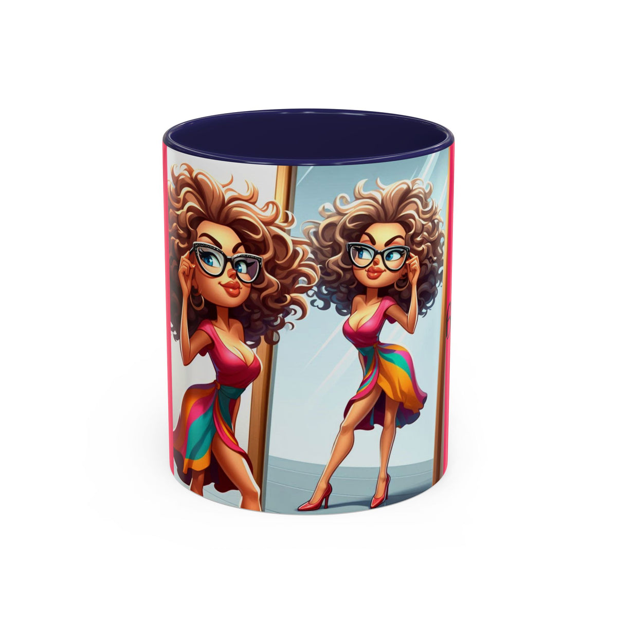 "I Am Beautiful" Accent Coffee Mug (11, 15oz) - OLM Store