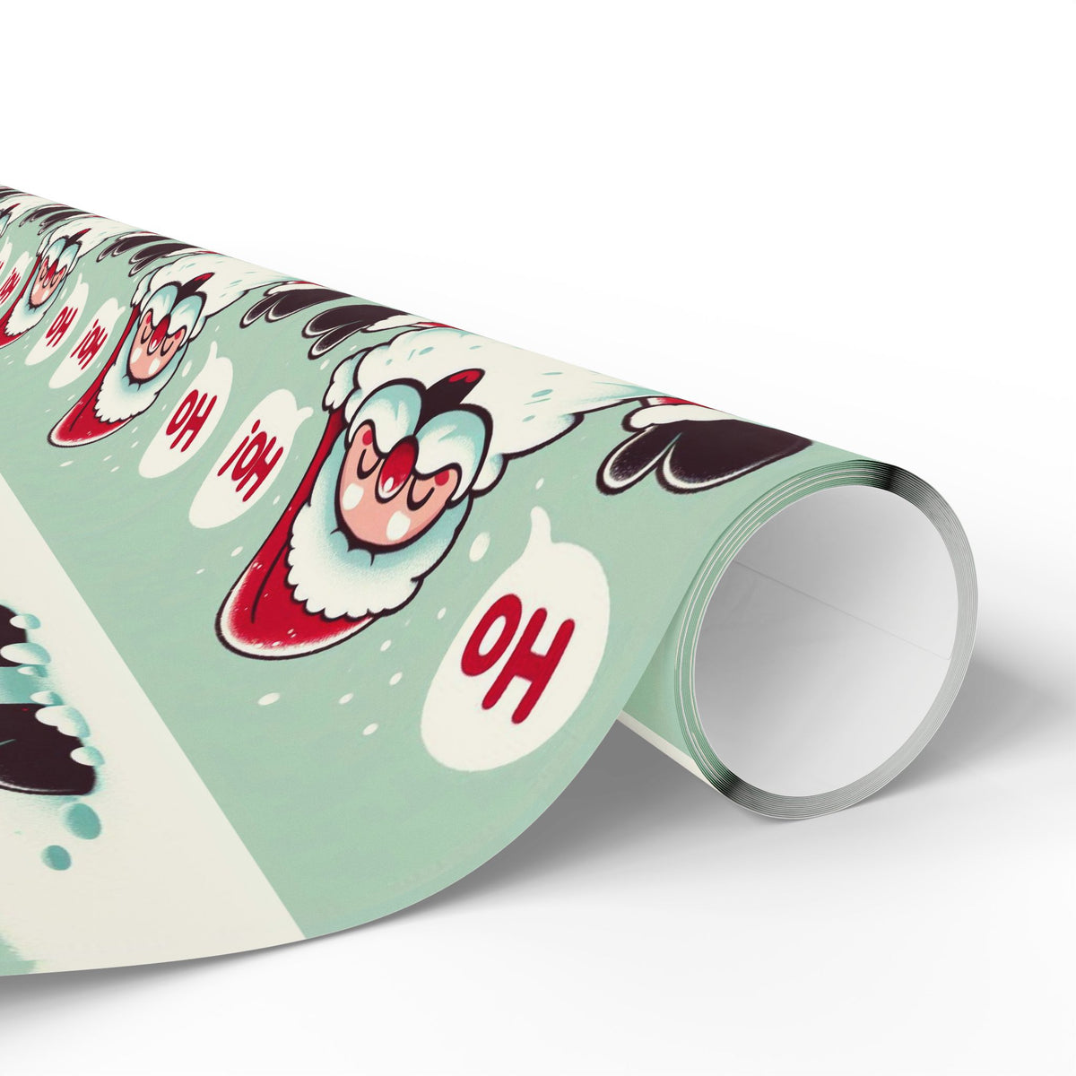 Santa Ho Ho Wrapping Paper – Spread Holiday Cheer with Every Gift