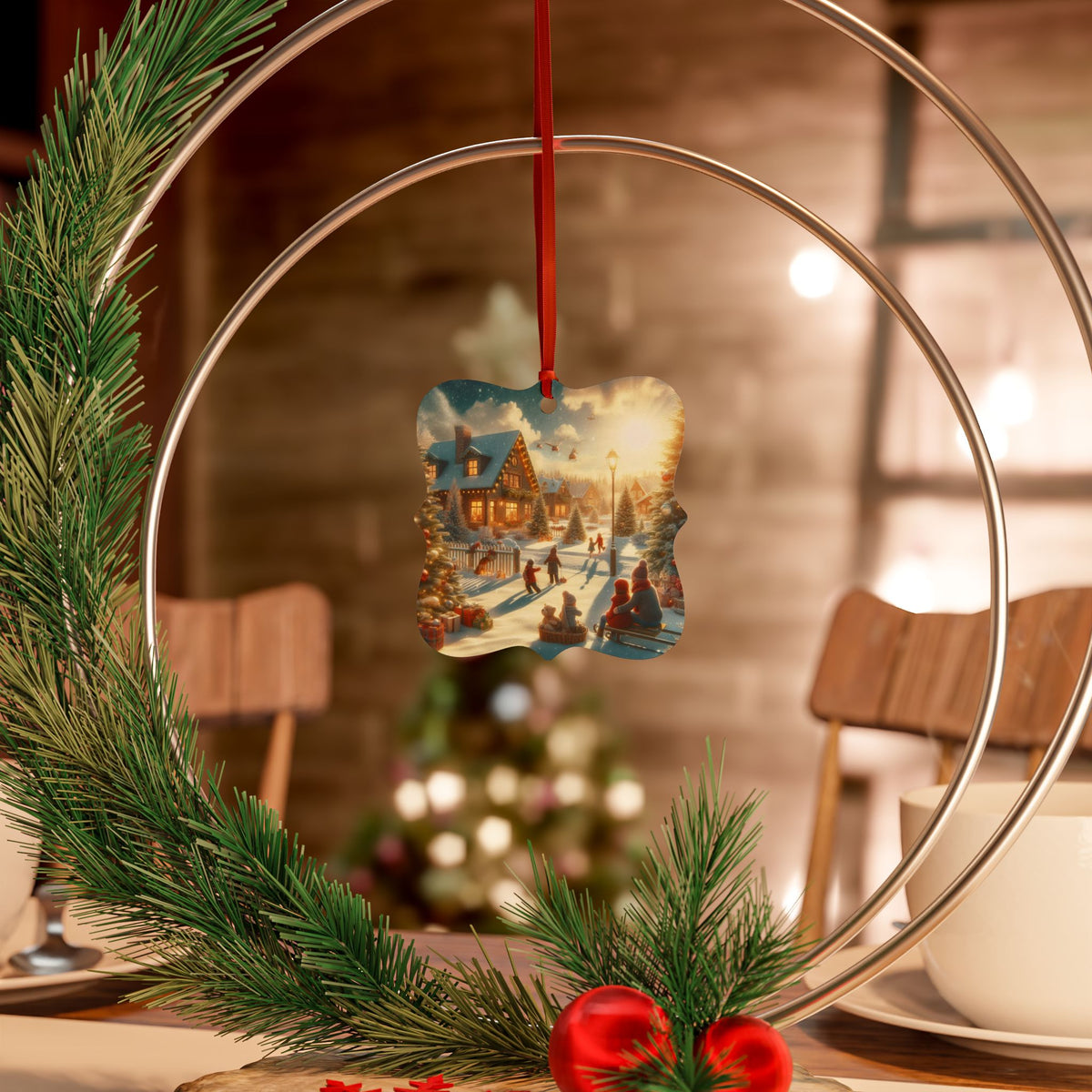 Elegant Aluminum Ornaments for a Festive Touch
