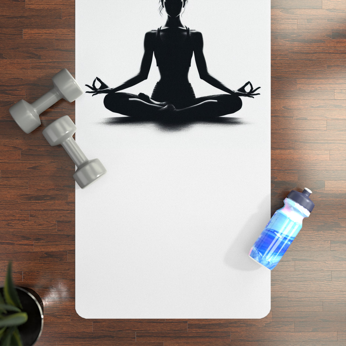 Inspirational quote Rubber Yoga Mat - OLM Store