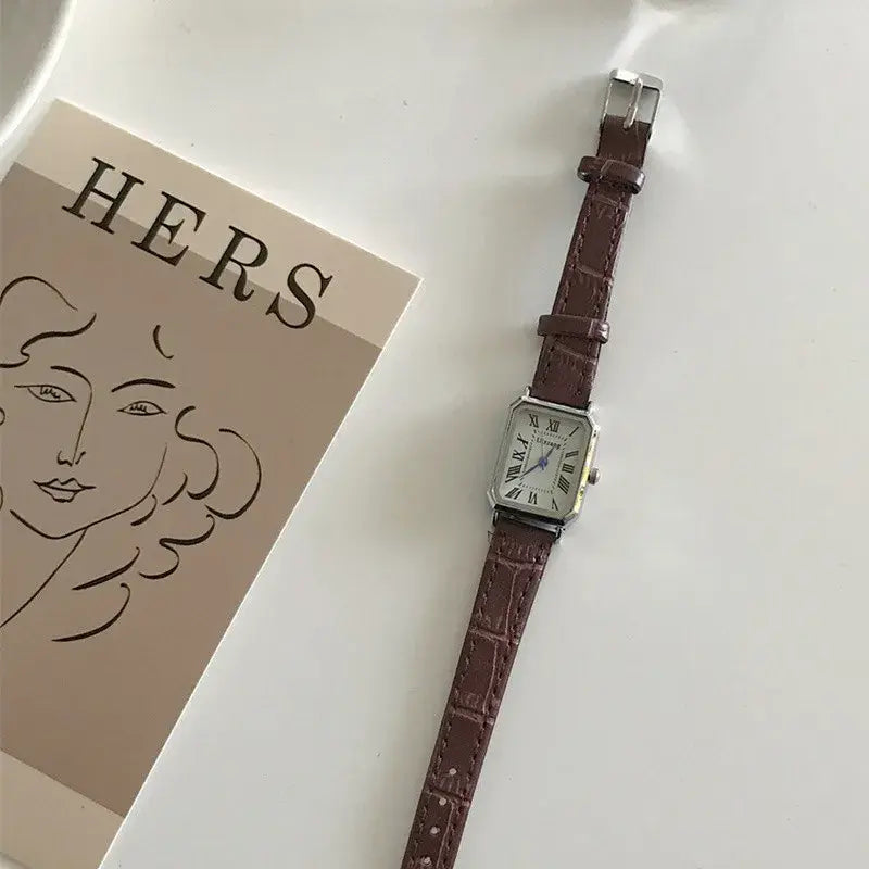 Retro Women's Leather Watches - Elevate Your Style with Timeless Elegance