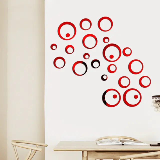 Elevate Your Home Decor with 3D Mirror Wall Stickers