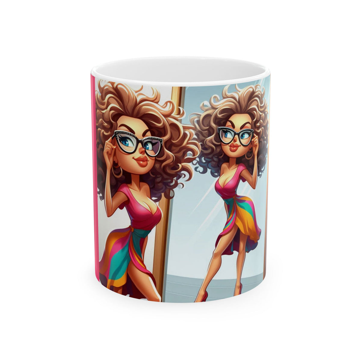 “I Am Beautiful” Ceramic Mug, (11oz, 15oz) - OLM Store