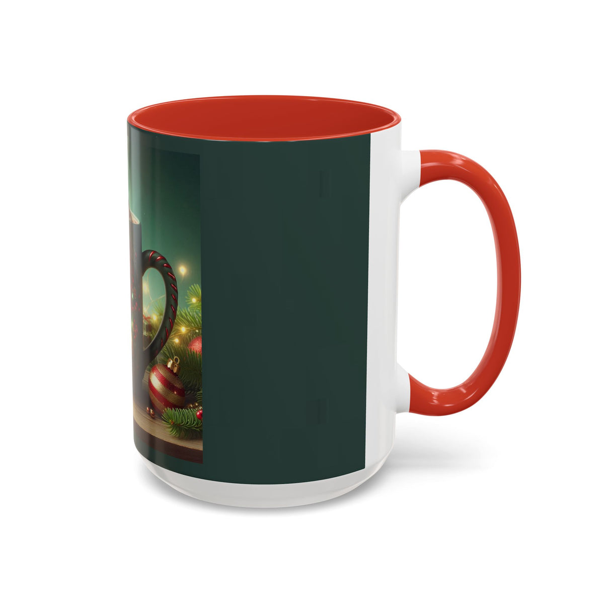Cozy Christmas Wreath Hot Cocoa Mug - Perfect for Festive Sipping!