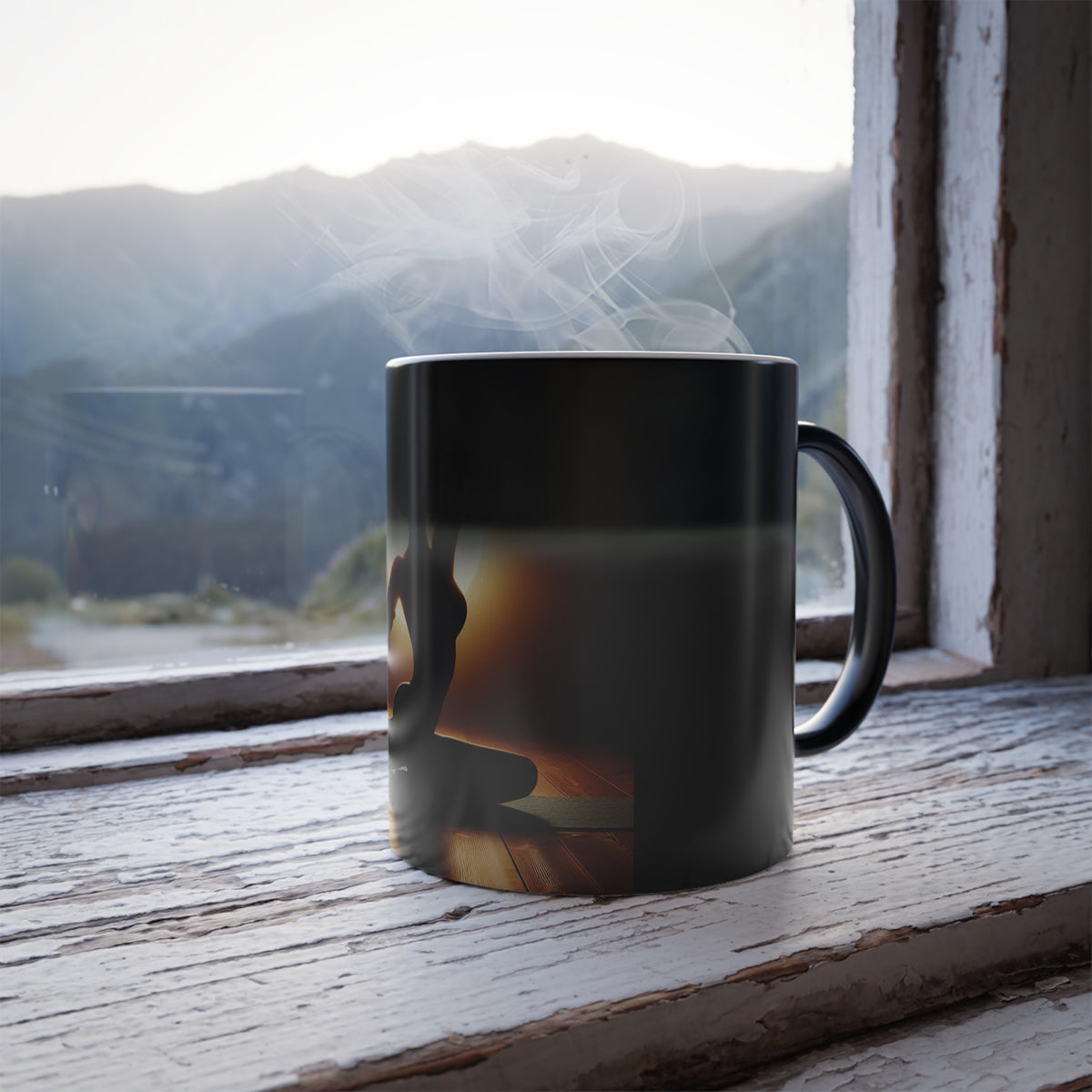 Transform Your Mornings with Our Color Changing Yoga Pose Mug - 11oz