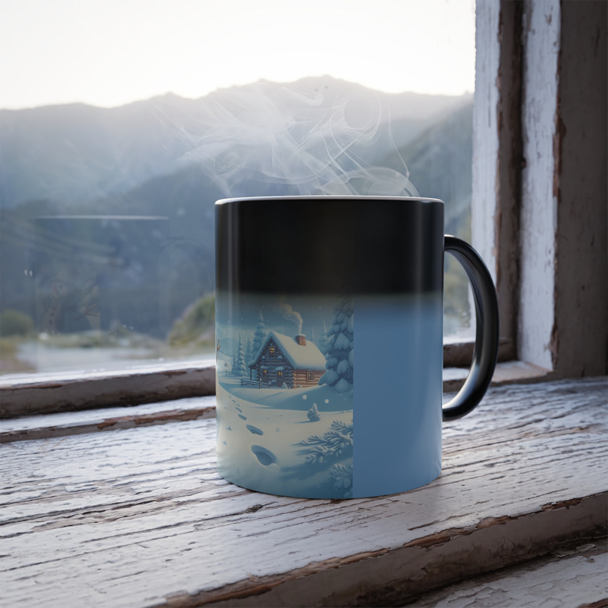 Snowman Color Morphing Mug: Experience the Joy of Magical Sipping