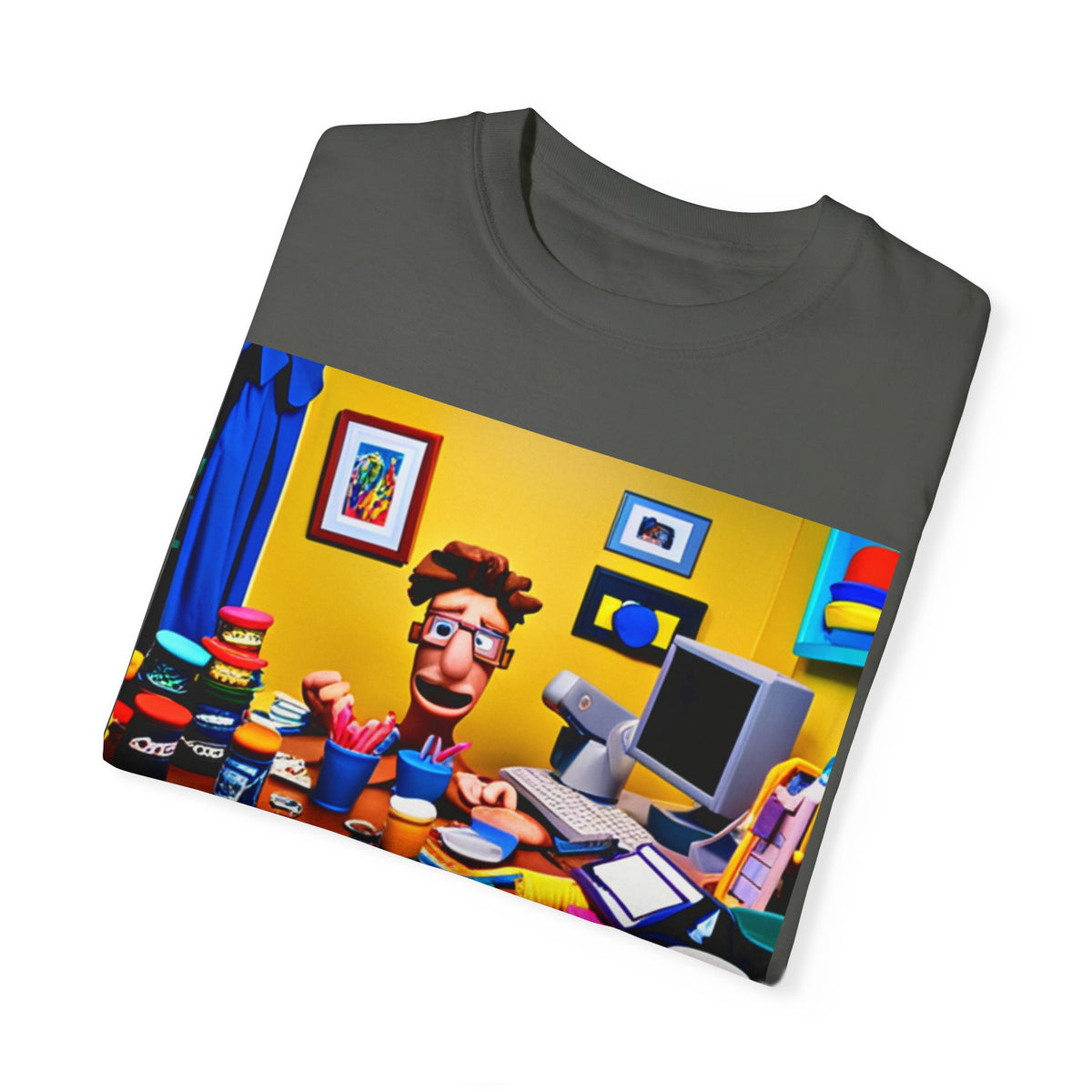 Unisex "Coffee: Because Adulting is Too Hard" Garment-Dyed T-shirt - OLM Store