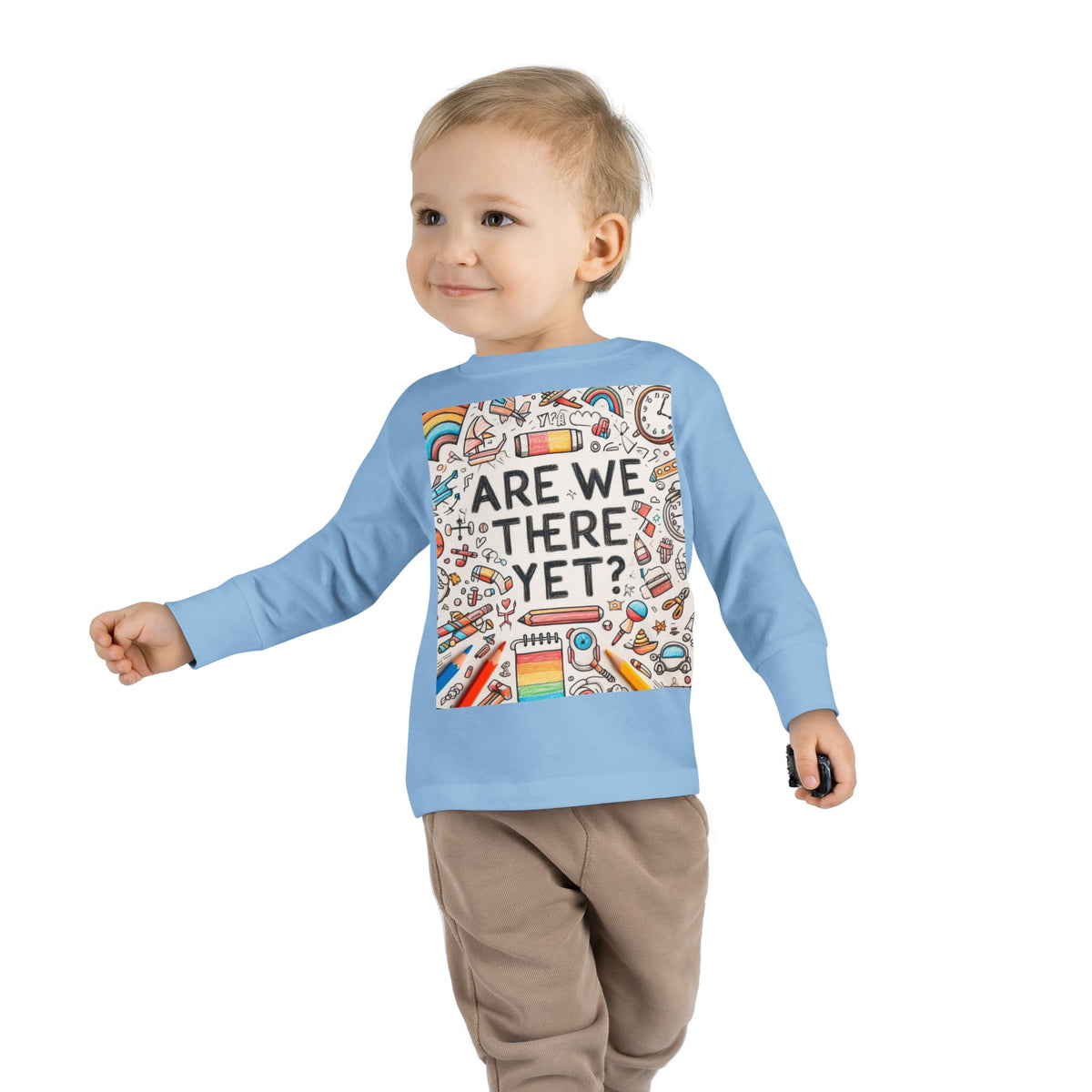 “Are We There Yet?” Toddler Long Sleeve Tee - OLM Store